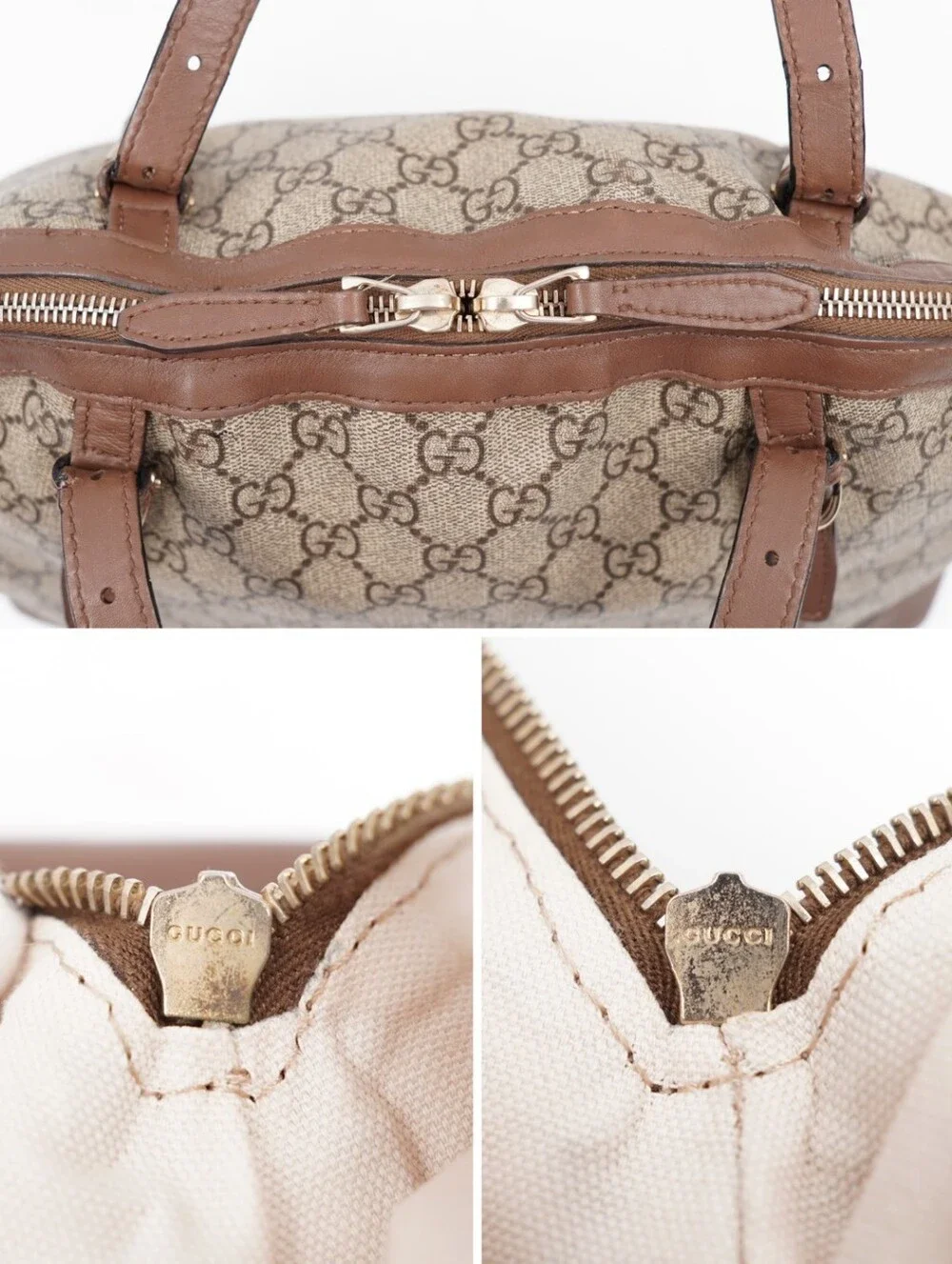 CM25 💗 Gucci GG Supreme Monogram Nice Dome Bag